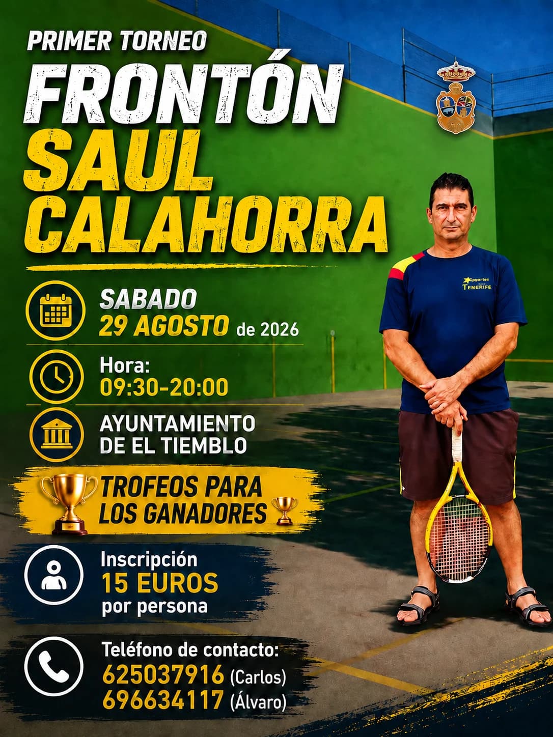 🎾 PRIMER TORNEO DE FRONTÓN SAÚL CALAHORRA