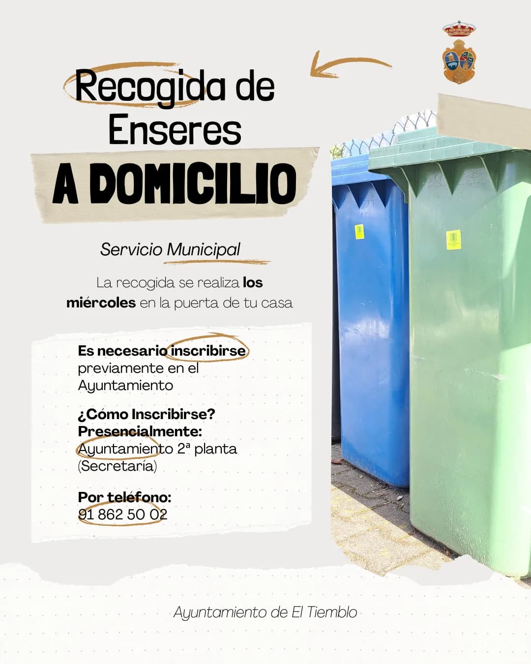 🏠 Recogida de enseres a domicilio 🚛